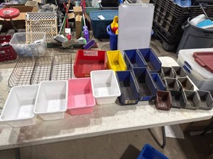 Assorted Storage Bins & Baskets