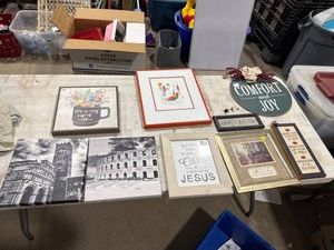 Assorted Wall Art & Decor Lot