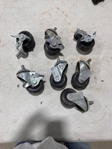 Lot of Seven Swivel Casters
