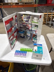 Midwest First Aid Cabinet with Supplies