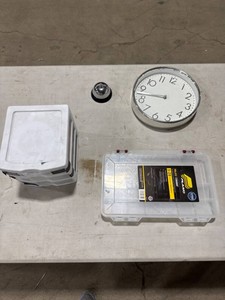 Mixed Lot Storage, Bell, Clock