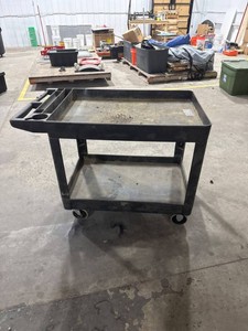Black Plastic Utility Cart