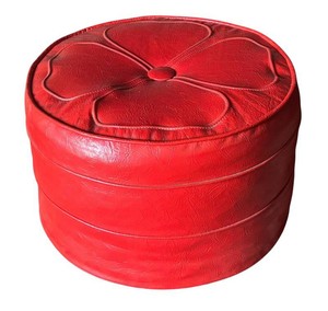 LLR - Mid Century Round Hassock Ottoman