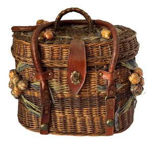 LLR - Vintage Woven Basket Handbag