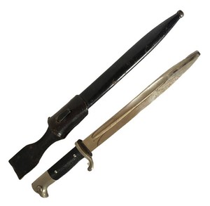 LLR - WWII German K98 Alcoso Solingen Dress Bayonet with Scabbard & Frog