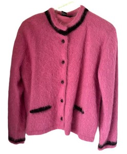LLM - Vintage Venesha Angora Sweater Cardigan Size L