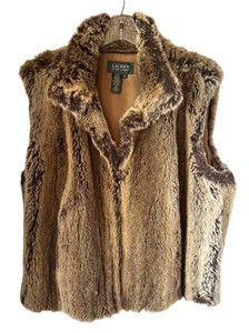 LLM - Lauren Ralph Lauren Faux Fur Vest Size 2X