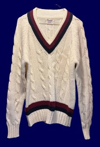LLM - Vintage Kentfield Mens Cable Knit Sweater Size M