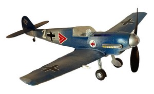 LLR - Vintage Handcrafted Messerschmitt Bf 109 WWII Fighter Model Airplane
