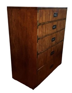 LLBR - Vintage Campaigner 5 Drawer Dresser