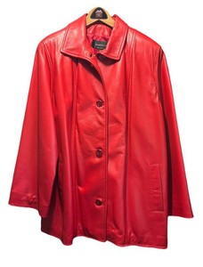 LLSC - Vintage Damselle Red Womens Coat Size L