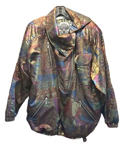 LLSC - Vintage Nils Skiwear Multicolor Abstract Pattern Size 10