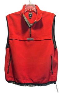 LLSC - Nautica Competition Red Mens Fleece Vest Size M
