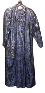 CR1 - Vintage Albrechts Sanyo Fashion House Patterned Full-Length Coat