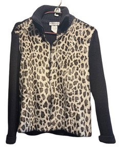 CR1 - Vintage Parkhurst Animal Print Sweater Size M