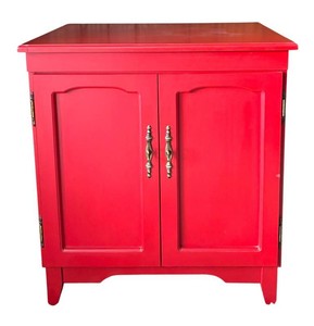 LLR - Vintage Red Two-Door Cabinet
