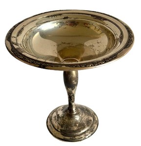 K - Vintage Sterling Silver Compote - International Courtship 11440