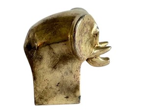 Miniature Elephant Figurine - Vintage Dansk Design Japan
