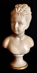 LR - Bust Sculpture - Dupes Hoiklon Houdon Reproduction