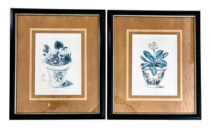 DR - Vintage Botanical Prints - Dayton Hudson Cyclamen & Primula Pair