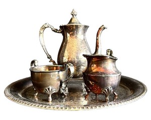 DR - Vintage Silver-Plated Coffee or Tea Service Set