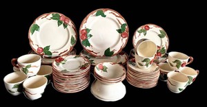 K - Vintage Dinnerware Set - Franciscan Apple Earthenware