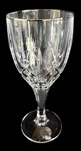 DR - Crystal Wine Glass - Vintage Gorman Signature Pattern