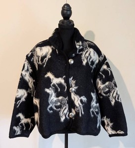 MB - Womens Jacket - Joyce Onarheim Boe Horse Print ML