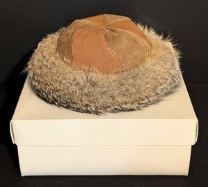 MB - Vintage Womens Fur & Leather Hat