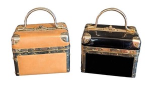 MB - Vintage Italian Box Purse Train Cases