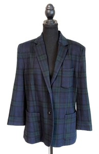 MB - Plaid Blazer - Ralph Lauren Green & Blue Sport Coat Size XL