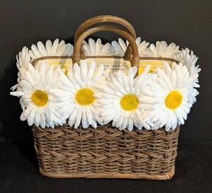 MB - Basket Purse - Gretchen Scott Woven Floral Handbag