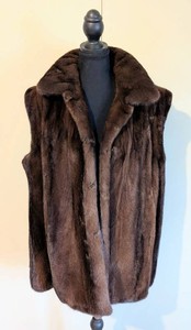 MB - Womens Fur & Leather Reversible Vest
