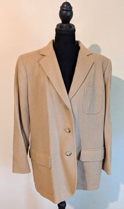 MB - Womens Jacket - Ralph Lauren Camel Hair Size 16W