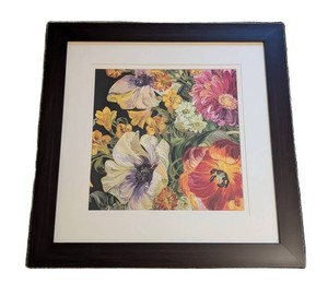 B2 - Framed Floral Print - Bobbie Burgers Expectation