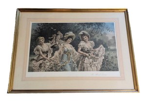 B2 - Framed Art Print - the Floral Dance