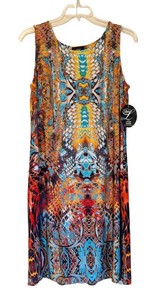 MB - Womens Dress - New Libra Abstract Print XXL Style 17056