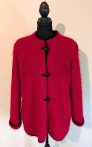 MB - Womens Angora Cardigan - Denver Pizzazz Size M