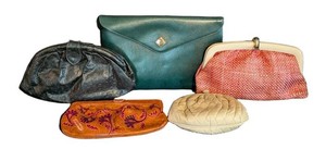MB - Vintage Clutch Purses - Assorted Styles (Lot of 5)
