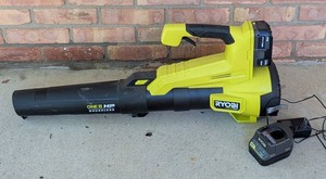 G - Cordless Leaf Blower - Ryobi ONE HP Brushless 18V With Battery & Charger