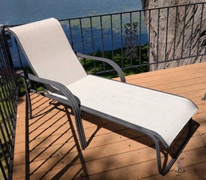 BP - Patio Lounge Chair - Adjustable Outdoor Chaise Lounge