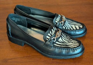 B2 - Loafers - Anne Klein Zebra Print Horsebit Size 8M