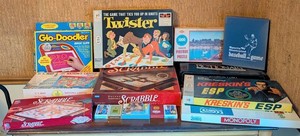 LR - Vintage Board Games & Puzzles Mixed Lot