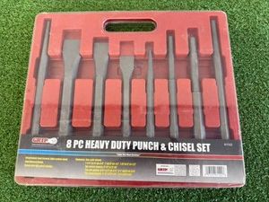 8 Pc Heavy Duty Punch & Chisel Set