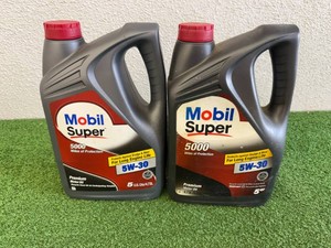 10 Quarts Mobil Super 5000 5W-30 Motor Oil