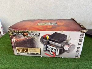 Badland Winches 12,000# Capacity Off-Road Vehicle Winch with Auto Load-Holding Brake