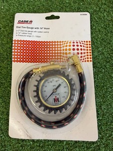 Case IH Dial Tire Gauge with 14 Hose