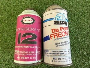 2 Cans R12 Refrigerant