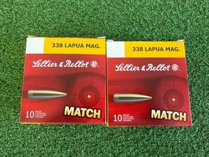 1 12 Boxes (15 cnt) 338 Lapua Mag
