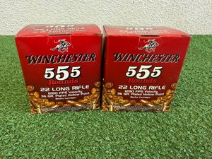 2 555 Round Boxes Winchester 22 Long Rifle Hollow Point
